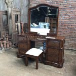 Set Meja Rias Minimalis Kayu Jati HMJ-MJRS 001 - Image 5