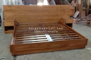 Dipan Ranjang Tempat Tidur Kayu Jati Minimalis Custom Design Korea Style HMJ-TTD 41 - Image 4