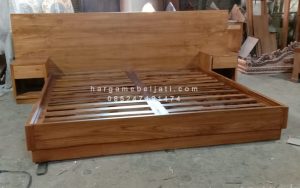 Dipan Ranjang Tempat Tidur Kayu Jati Minimalis Custom Design Korea Style HMJ-TTD 41 - Image 6