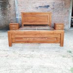 Dipan Ranjang Tempat Tidur Kayu Jati Minimalis Modern HMJ-TTD 30