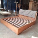 Dipan Ranjang Tempat Tidur Kayu Jati Minimalis Modern HMJ-TTD 37