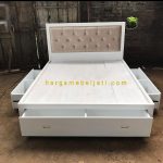 Dipan Ranjang Tempat Tidur White Duco Modern Minimalis HMJ-TTD 28 - Image 2