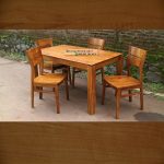 Set Kursi Makan Minimalis Kayu Jati HMJ-SKMKN 26