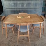 Set Kursi Makan Minimalis Kayu Jati HMJ-SKMKN 28