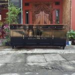 Buffet Minimalis 4 Pintu 6 Laci Kayu Jati HMJ-BUFT 36 - Image 3