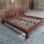 Dipan Ranjang Tempat Tidur Kayu Jati Minimalis HMJ-TTD 55