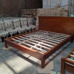 Dipan Ranjang Tempat Tidur Kayu Jati Minimalis HMJ-TTD 58
