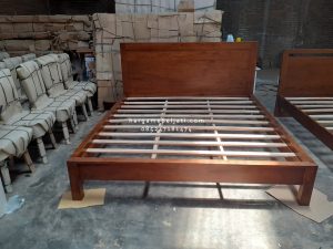 Dipan Ranjang Tempat Tidur Kayu Jati Minimalis HMJ-TTD 58 - Image 2