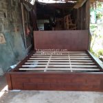 Dipan Ranjang Tempat Tidur Kayu Jati Minimalis Modern HMJ-TTD 42