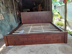 Dipan Ranjang Tempat Tidur Kayu Jati Minimalis Modern HMJ-TTD 42 - Image 2