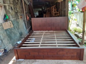 Dipan Ranjang Tempat Tidur Kayu Jati Minimalis Modern HMJ-TTD 42 - Image 3