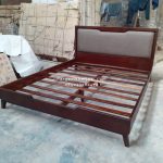 Dipan Ranjang Tempat Tidur Kayu Jati Scandinavian Style HMJ-TTD 59