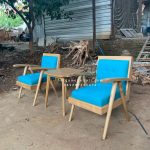 Set Kursi Teras Minimalis Kayu Jati Retro Style HMJ-SKTRS 12 - Image 2
