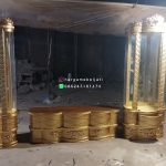 Display Cabinet Lemari pajang Almari Hias Klasik Mewah Gold HMJ-DSC 16