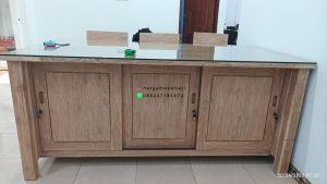 Set Kursi Makan Minimalis Finishing Rustik Kayu Jati Berkualitas HMJ-SKMKN 30