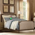 Dipan Ranjang Tidur Sofa Kayu Jati Minimalis L'confort Finishing Rustik HMJ-TTD 67