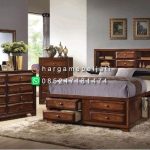 Set Kamar Tidur Minimalis Laci Finishing Natural Wood HMJ-SKMRTD 01