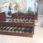 Dipan Ranjang Tidur Sofa Kayu Jati Minimalis Double Bed HMJ-TTD 68