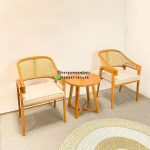 Set Kursi Teras Minimalis Kayu Jati + Anyaman Rotan Finishing Natural HMJ-SKATRS 14 - Image 5