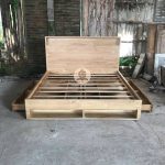 Furniture Ruang Kamar Dipan Ranjang Tempat Tidur Kayu Jati Minimalis Modern HMJ-TTD 69 - Image 3