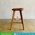 Bar Stool Minimalis Kayu Jati HMJ-KBR 02 - Image 4