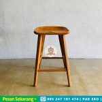 Bar Stool Minimalis Kayu Jati HMJ-KBR 02 - Image 2