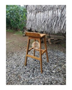 Furniture Cafe Bar Stool Minimalis Kayu Jati HMJ-KBR 04 - Image 3