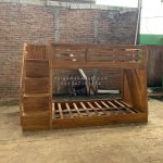 Furniture Jati Jepara Jual Tempat Tidur Anak Model Tingkat HMJ-TTD 70