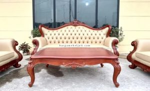 Furniture Ukiran Klasik Mewah Set Kursi Tamu Kayu Jati Ukiran Mewah HMJ-SKTMU 40 - Image 2