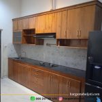 Harga Furniture Kitchen Set Kayu Jati Model Minimalis HMJ-KIT 01