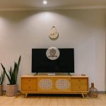 Harga Meja TV Buffet TV Kayu Jati x Rotan Minimalis Retro Vintage HMJ-BFTV 27