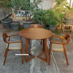 Inspirasi Model Set Kursi Cafe Dan Meja Cafe Minimalis Kayu Jati HMJ-KCF 29