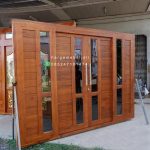 Katalog Mebel Pintu Rumah Kayu Jati Minimalis Modern HMJ-PNTU 02