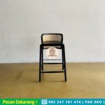 Kursi Bar Minimalis Kayu Jati x Rotan HMJ-KBR 01 - Image 5