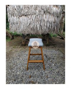 Mebel Cafe Bar Stool Minimalis Kayu Jati Dudukan Empuk HMJ-KBR 05 - Image 2