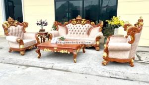 Mebel Ukiran Klasik Mewah Set Kursi Tamu Kayu Jati Ukiran Mewah HMJ-SKTMU 38 - Image 2