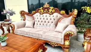 Mebel Ukiran Klasik Mewah Set Kursi Tamu Kayu Jati Ukiran Mewah HMJ-SKTMU 38 - Image 4
