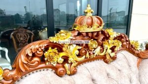 Mebel Ukiran Klasik Mewah Set Kursi Tamu Kayu Jati Ukiran Mewah HMJ-SKTMU 38 - Image 5