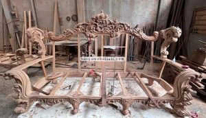Mebel Ukiran Klasik Mewah Set Kursi Tamu Kayu Jati Ukiran Mewah HMJ-SKTMU 38 - Image 6