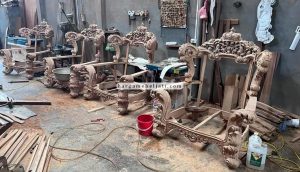 Mebel Ukiran Klasik Mewah Set Kursi Tamu Kayu Jati Ukiran Mewah HMJ-SKTMU 38 - Image 7