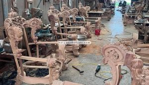 Mebel Ukiran Klasik Mewah Set Kursi Tamu Kayu Jati Ukiran Mewah HMJ-SKTMU 38 - Image 8