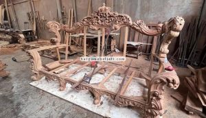 Mebel Ukiran Klasik Mewah Set Kursi Tamu Kayu Jati Ukiran Mewah HMJ-SKTMU 38 - Image 9