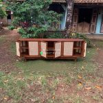 Pengrajin Mebel Jati Jepara Buffet Minimalis Kayu Jati Kombinasi Rotan HMJ-BUFT 39 - Image 4