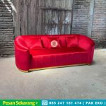 Pengrajin mebel kursi sofa bed kayu jati ukuran 3 Seater HMJ-SKSF 17 - Image 2