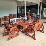 Supplier Mebel Jepara Jual Set Kursi Tamu Unik Minimalis Roda Kayu Jati HMJ-SKTMU 37