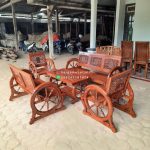 Supplier Mebel Jepara Jual Set Kursi Tamu Unik Minimalis Roda Kayu Jati HMJ-SKTMU 37 - Image 4