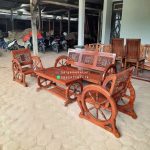 Supplier Mebel Jepara Jual Set Kursi Tamu Unik Minimalis Roda Kayu Jati HMJ-SKTMU 37 - Image 3