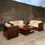 Meja Kursi Ruang Tamu Minimalis Kayu Jati Model Box HMJ-SKTMU 52