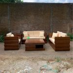 Meja Kursi Ruang Tamu Minimalis Kayu Jati Model Box HMJ-SKTMU 52 - Image 2