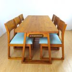Custom Model Meja Kursi Makan Minimalis Kayu Jati Modern HMJ-SKMKN 54 - Image 3
